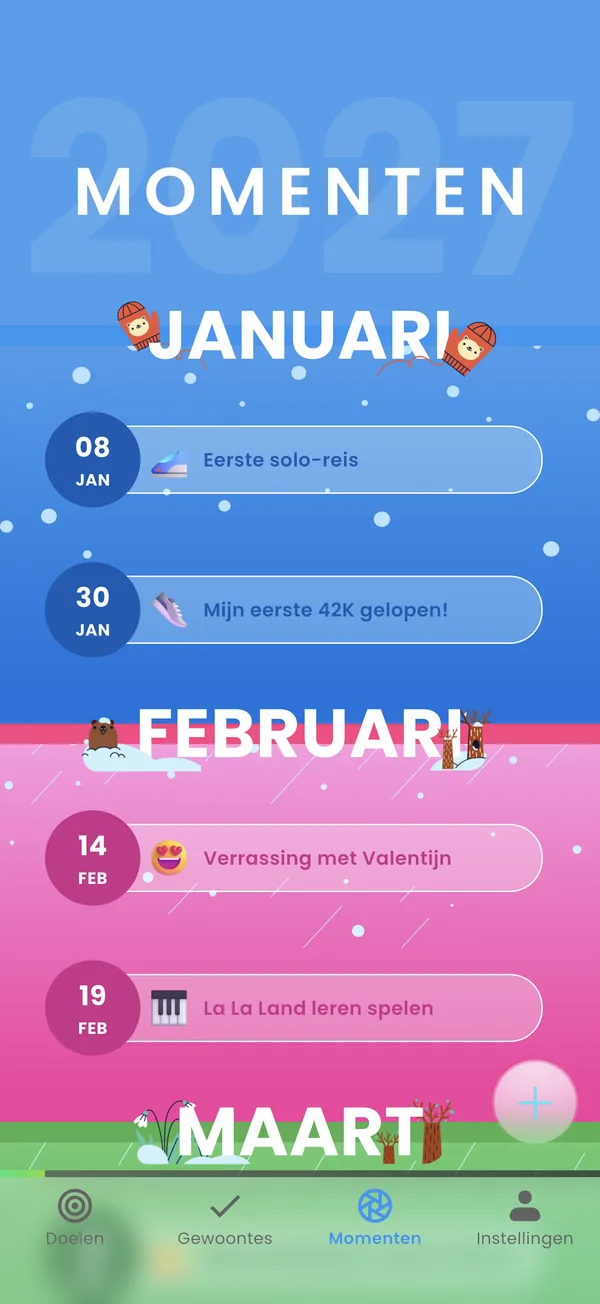 Momenten uit januari en februari